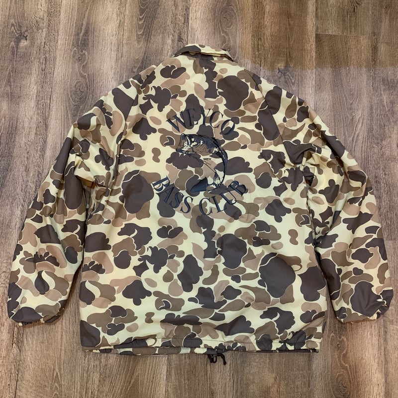 最終値下げ キングルイ USA製 コーチジャケット ダックハンターカモ 70年代 king Louie ダックハンターカモ コーチジャケット