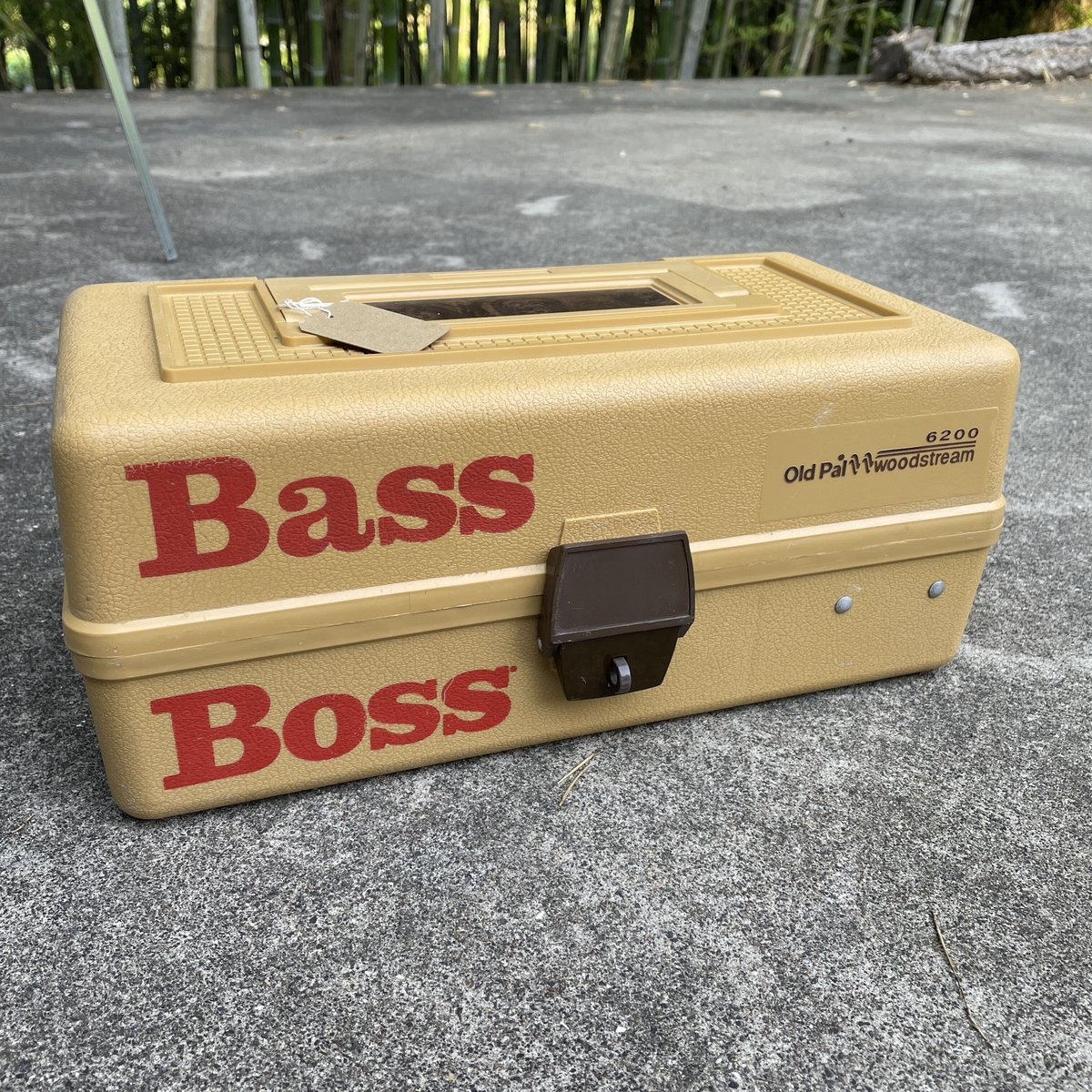 70s OLD PAL Woodstream Bass Boss Tackle Box | k