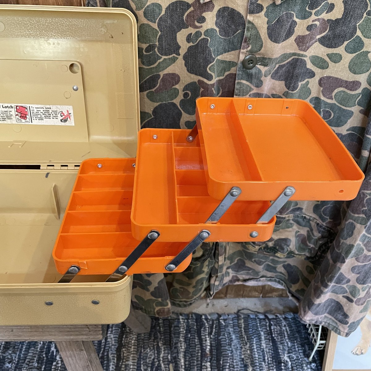 70s OLD PAL Woodstream Bass Boss Tackle Box | k 70s OLD PAL Woodstream Bass Boss Tackle Box | k