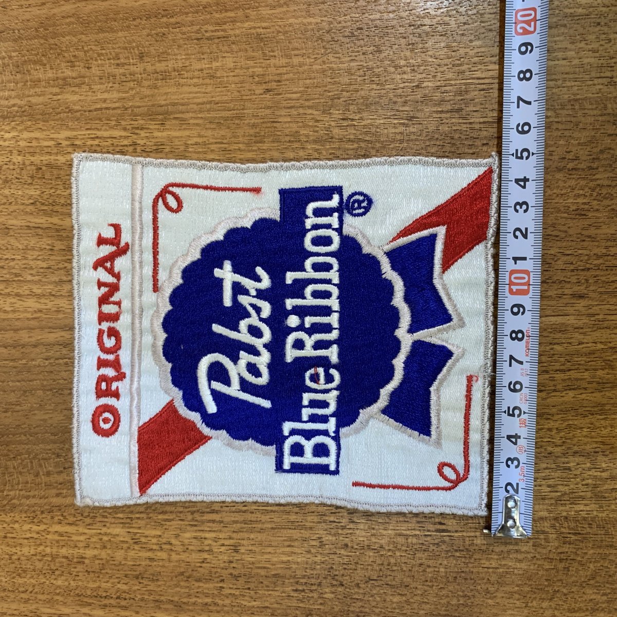 70年代 Pabst パブスト ブルーリボン ビール ワッペン ヴィンテージ 大