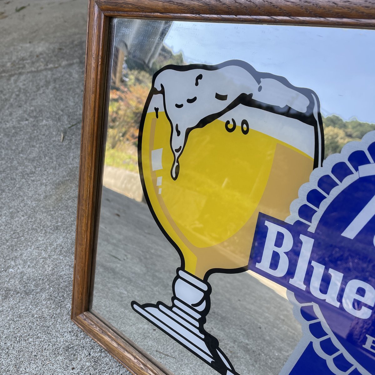 ビンテージ Pabst blue ribbon パブミラー | kurokawa pier