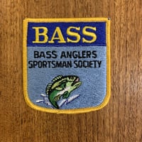 BASS フィッシング  ワッペン　B.A.S.S  Bass Anglers Sportsman Society