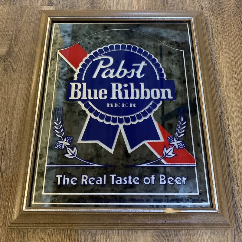 ビンテージ Pabst blue ribbon パブミラー | kurokawa pier