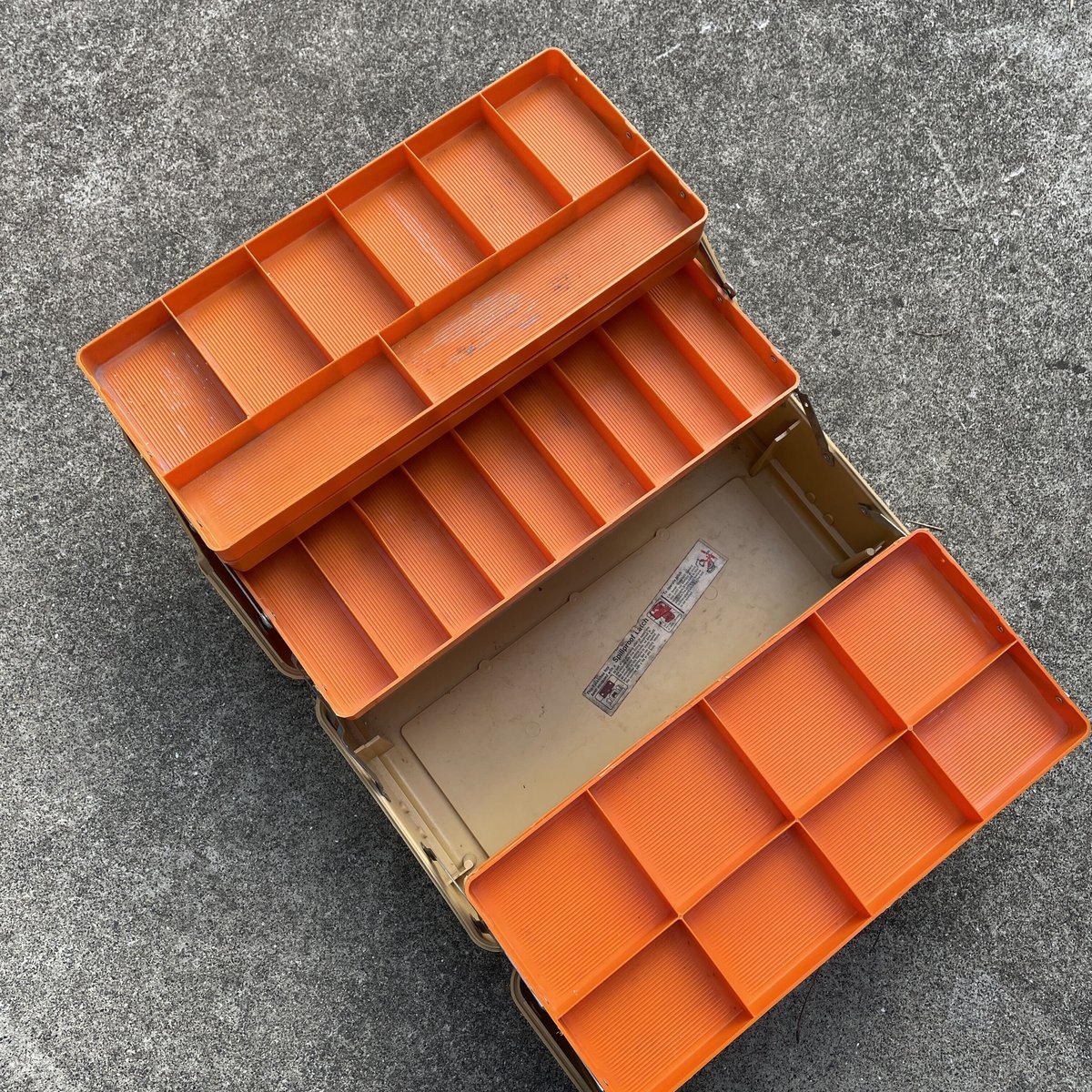 70s OLD PAL Woodstream Bass Boss Tackle Box | k