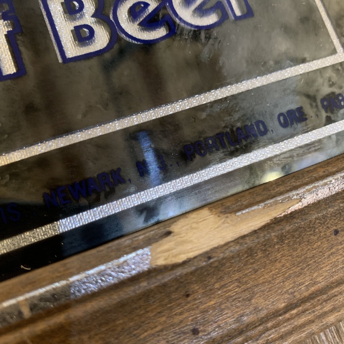 ビンテージ Pabst blue ribbon パブミラー | kurokawa pier