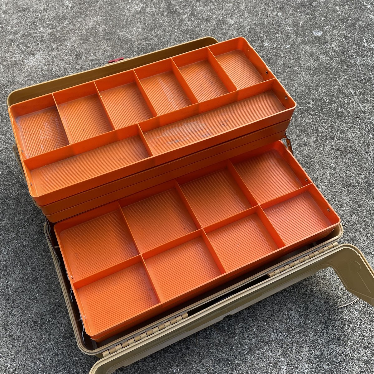 70s OLD PAL Woodstream Bass Boss Tackle Box | k