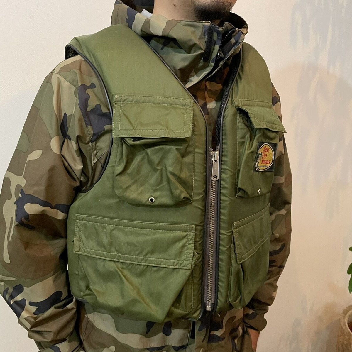 Vintage STEARNS MFG x BASS PRO SHOPS ライフジャケット |