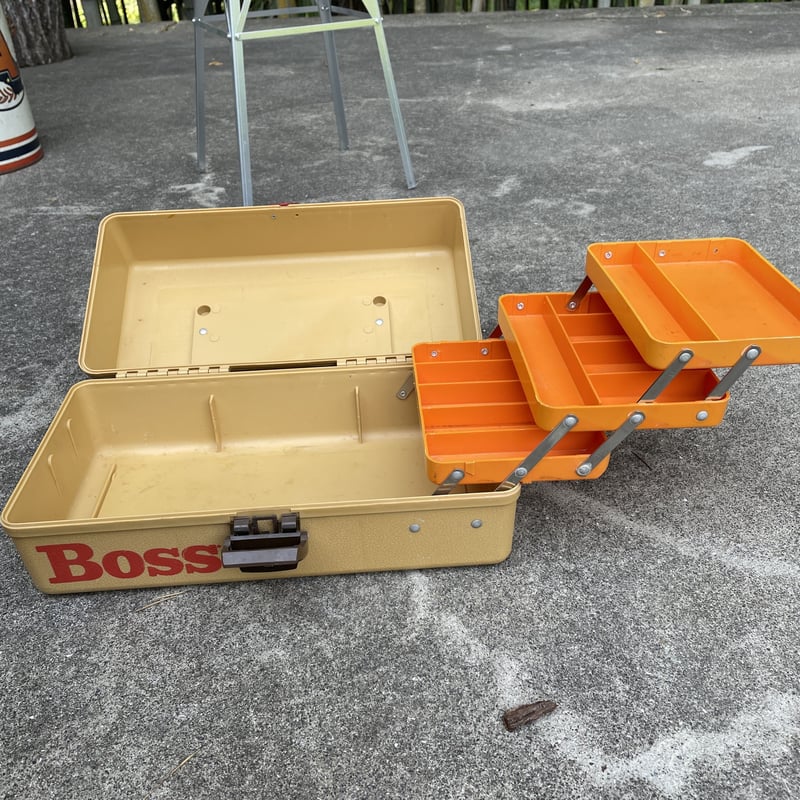 70s OLD PAL Woodstream Bass Boss Tackle Box | k