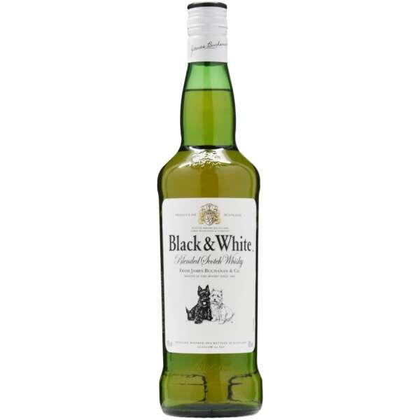 お取り寄せ】ブラック&ホワイト(正規代理店/箱無し) 700ml(Alc 40度