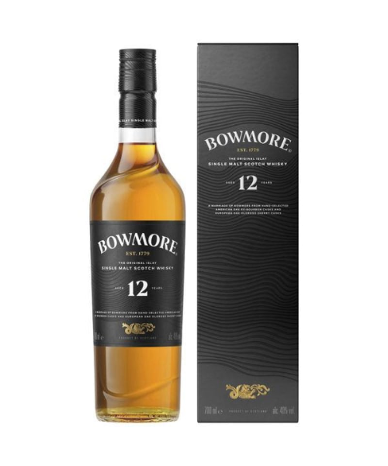 お取り寄せ】ボウモア 12年【正規代理店/箱付き/新ボトル】700ml (Alc