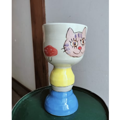 こばやしまみ　ワインカップ