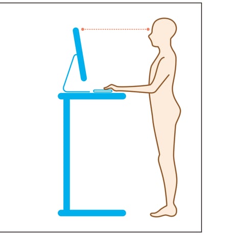 テレワーク姿勢　posture