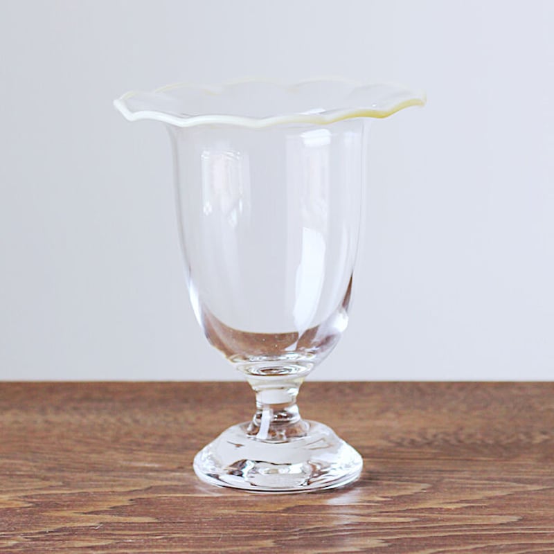 手紙舎 雑貨店|澤田和香奈・Mini Parfait glass／Creamyellow |