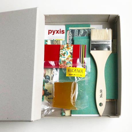 BOX&NEEDLE｜貼箱制作キット /PYXIS CARD ターコイズ