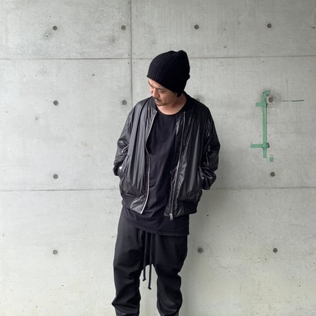 LIGHT BOMBER JACKET / BLACK