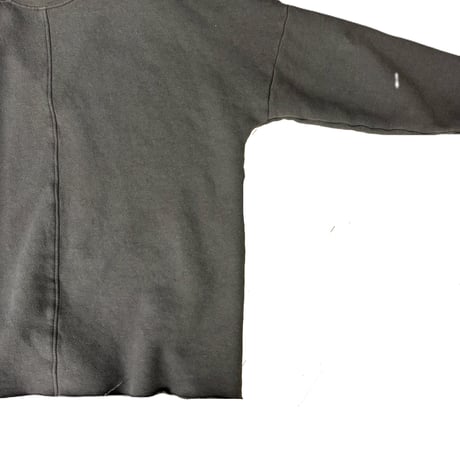 CUTOFF SWEAT L/S TEE / CHARCOAL