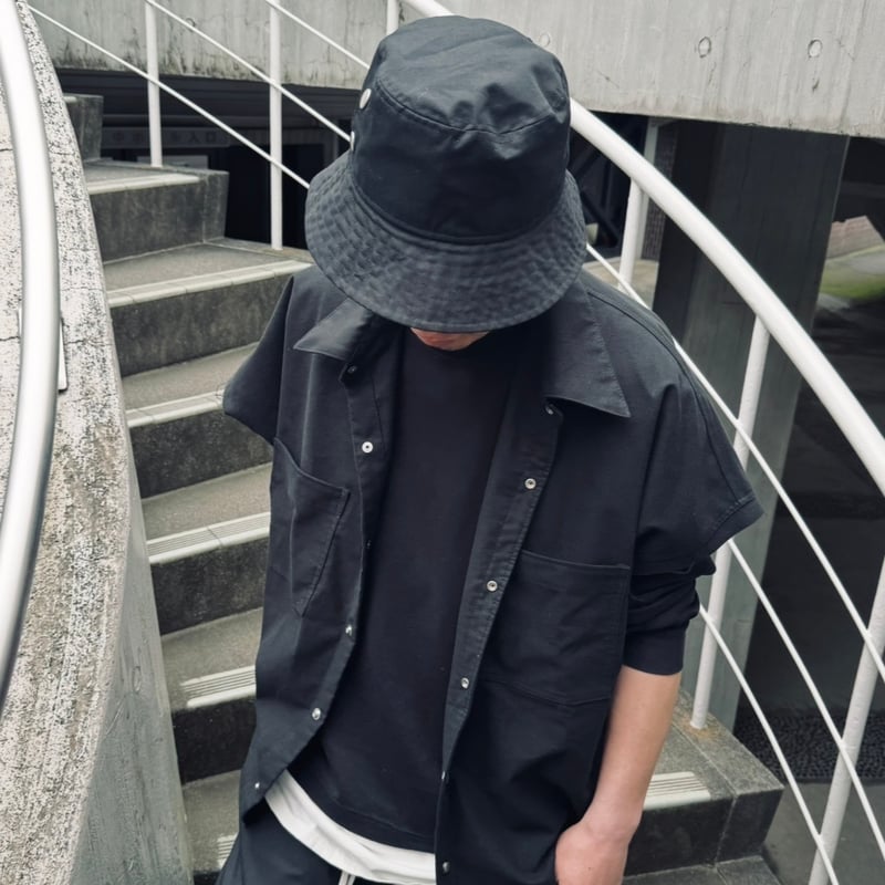 DROP SLEEVE SHIRT / BLACK | INDEPICT