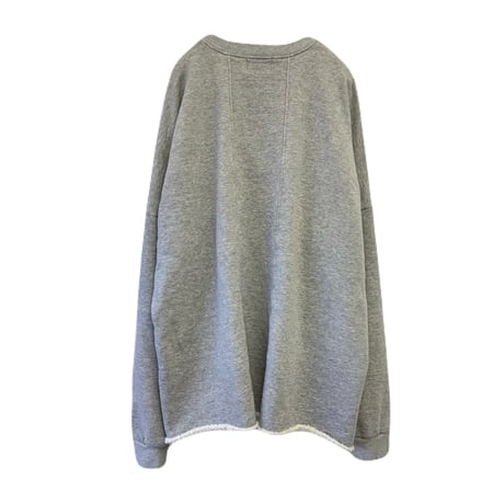 CUTOFF SWEAT L/S TEE / GRAY