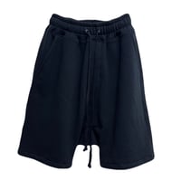 UTILITY LOUNGE SWEAT SHORTS / BLACK