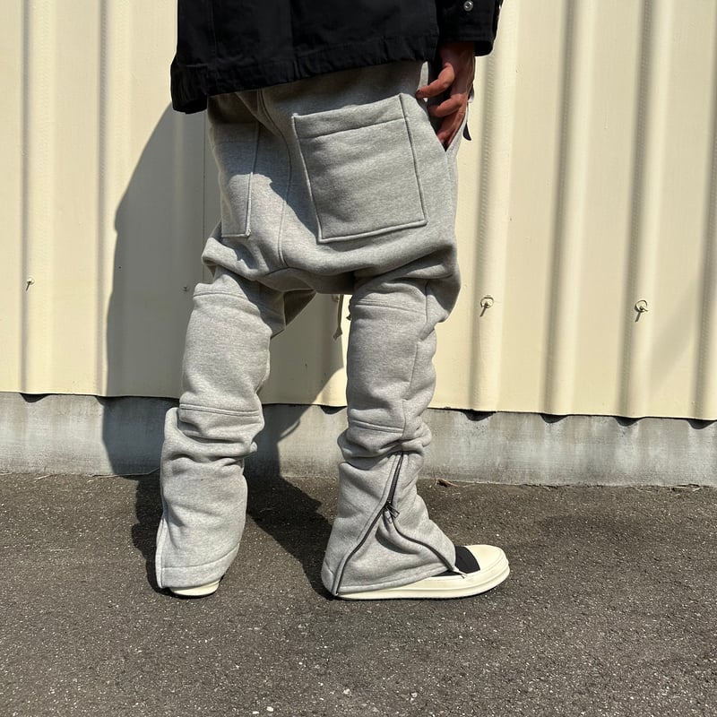 SIDE ZIP SWEAT LOUNGE PANTS / GRAY | INDEPICT