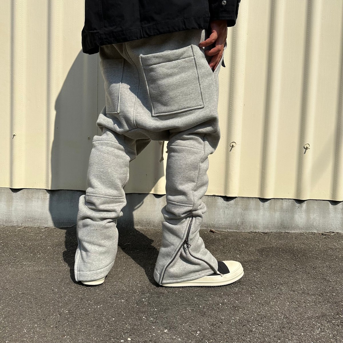 SIDE ZIP SWEAT LOUNGE PANTS / GRAY | INDEPICT