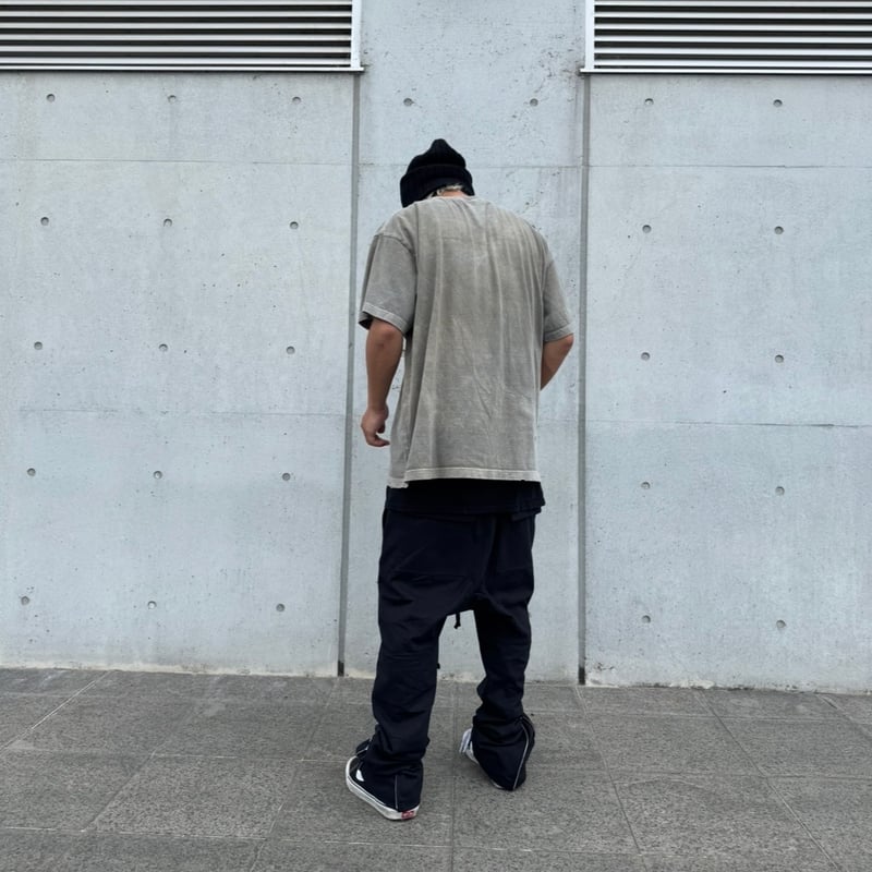 UTILITY LOUNGE PANTS - TEE FABRIC ZIP / BLACK |
