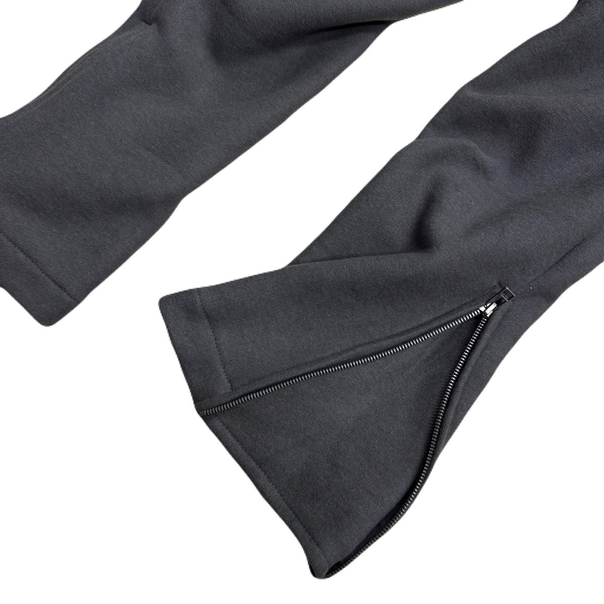 SIDE ZIP SWEAT LOUNGE PANTS / CHARCOAL | INDEPICT