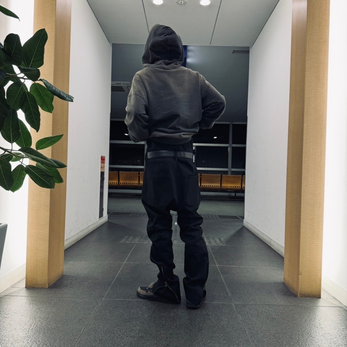 UTILITY LOUNGE PANTS - BELTED / BLACK | INDEPICT
