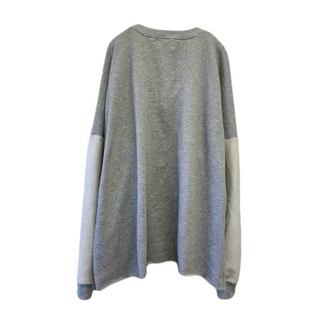 CUTOFF FRENCH TERRY L/S TEE / GRAY