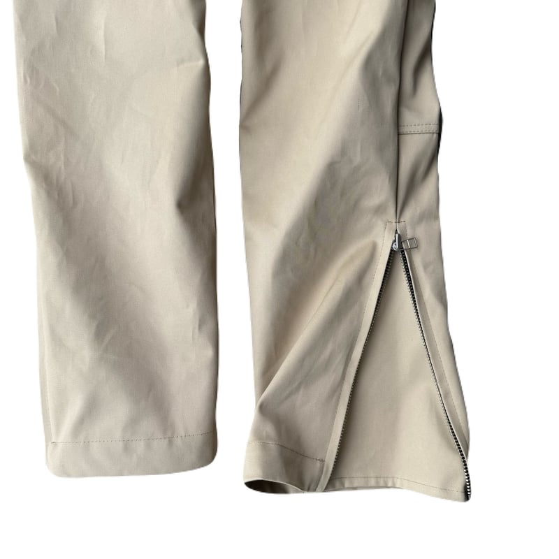 SIDE ZIP TROUSERS / BEIGE | INDEPICT