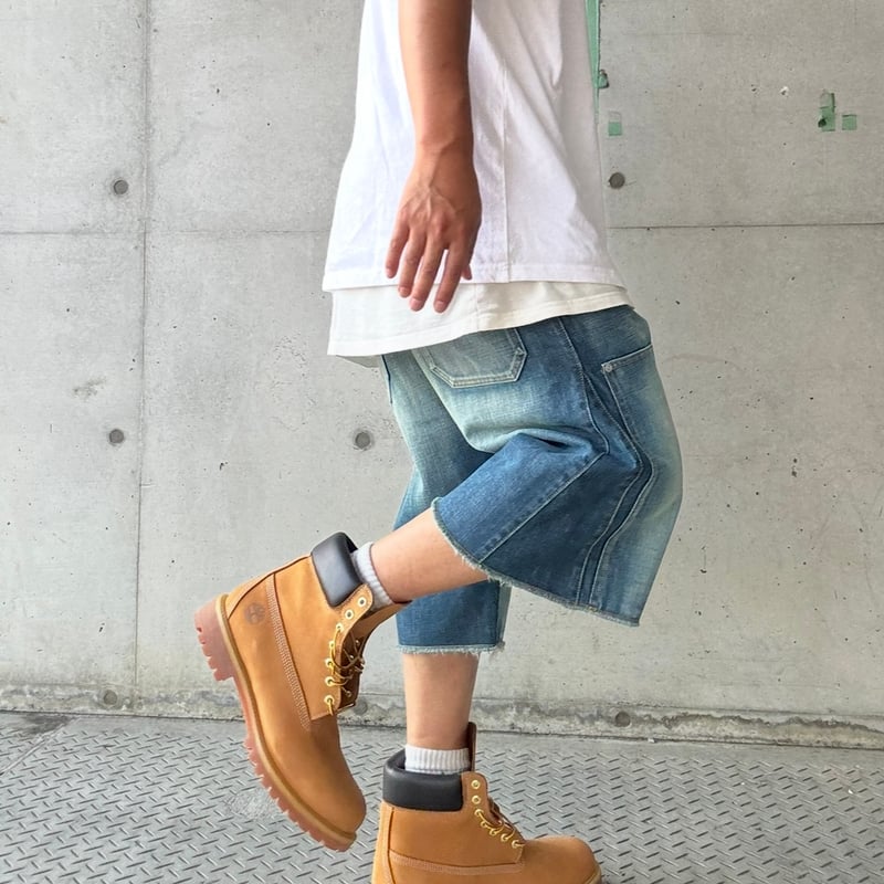 【最終価格】FRENCH GENDAMARIE SHORT CT インディゴ 最終価格】FRENCH GENDAMARIE SHORT CT インディゴ OLD FRANCE