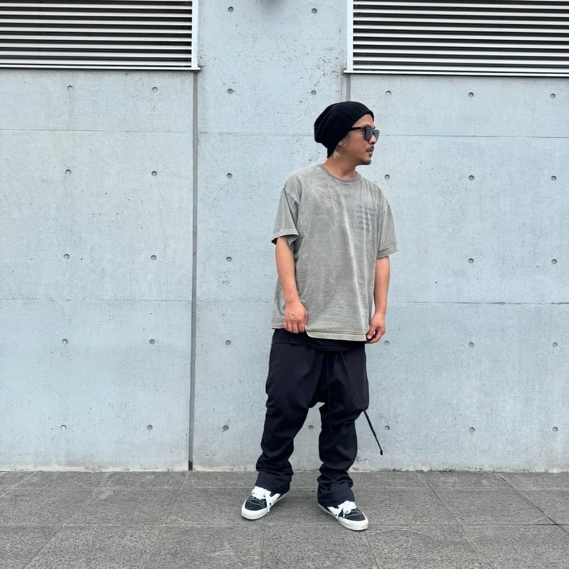 UTILITY LOUNGE PANTS - TEE FABRIC ZIP / BLACK |