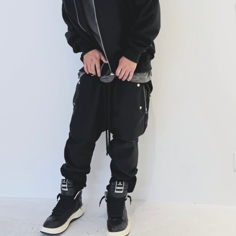 DOT TRACK PANTS / BLACK | INDEPICT DOT TRACK PANTS / BLACK | INDEPICT