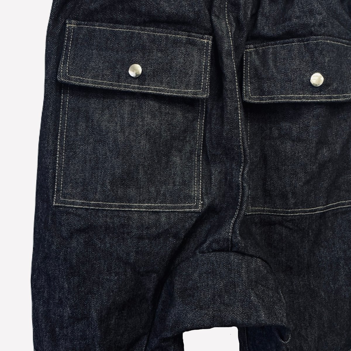 SIDE ZIP SWEAT LOUNGE PANTS / BLACK DENIM | IND
