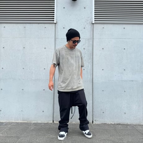 UTILITY LOUNGE PANTS - TEE FABRIC ZIP / BLACK
