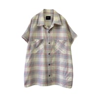 DROP SLEEVE SHIRT / SAND CHECK