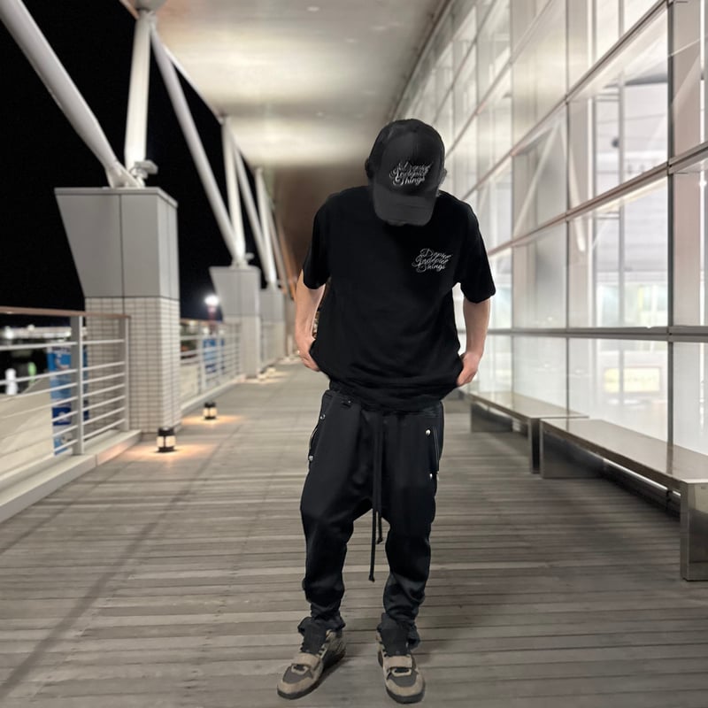 JERSEY DOT TRACK PANTS / BLACK | INDEPICT