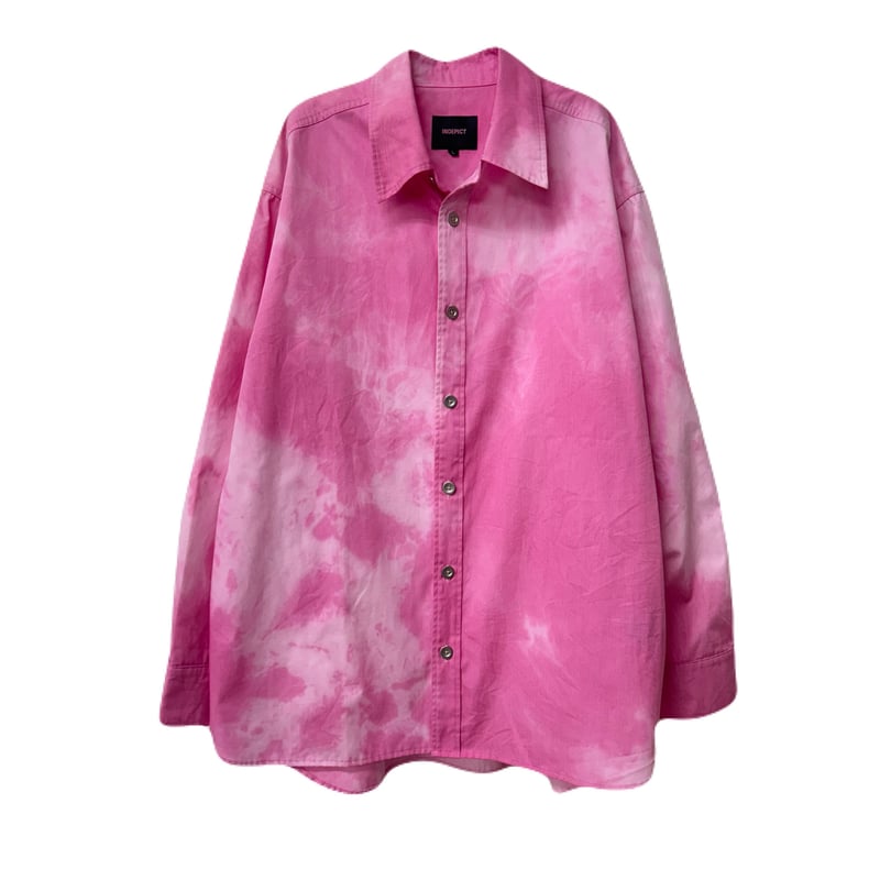 MARBLE DYED SHIRT / PINK | INDEPICT 