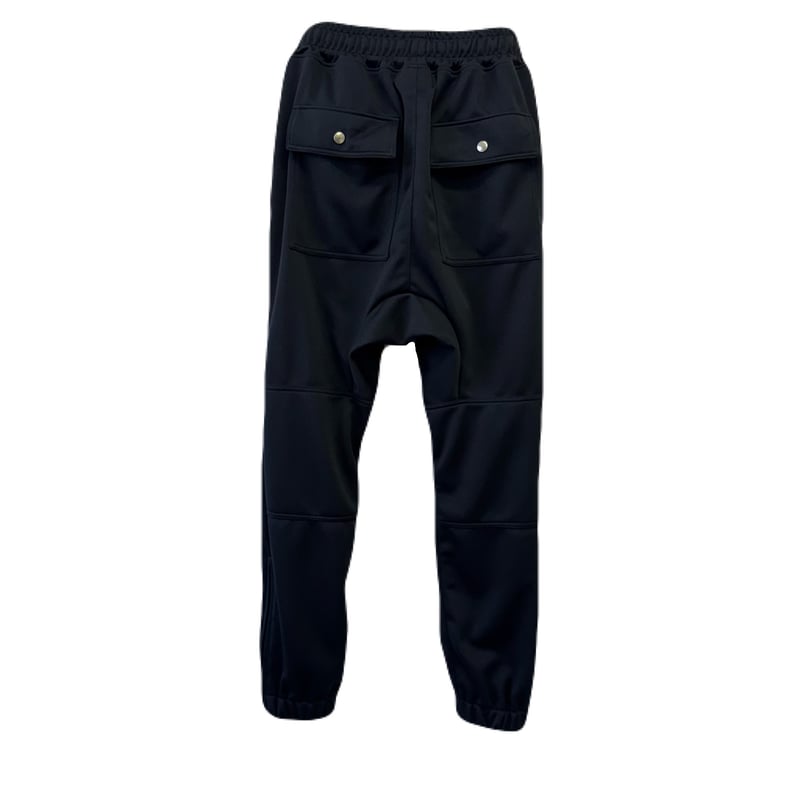 JERSEY DOT TRACK PANTS / BLACK | INDEPICT