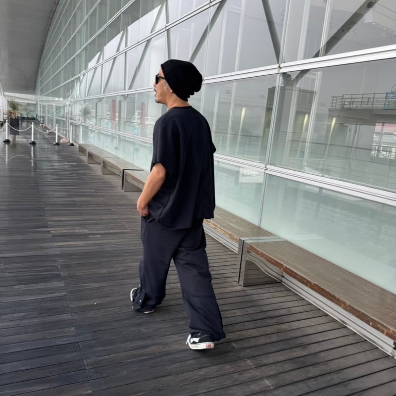 RELAXFIT SWEAT PANTS / FRENCH TERRY /BLACK | IN