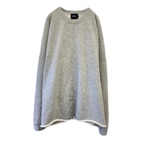CUTOFF SWEAT L/S TEE / GRAY