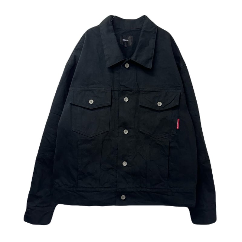 INDEPICT DENIM TRUCKER JACKET / BLACK | INDEPICT