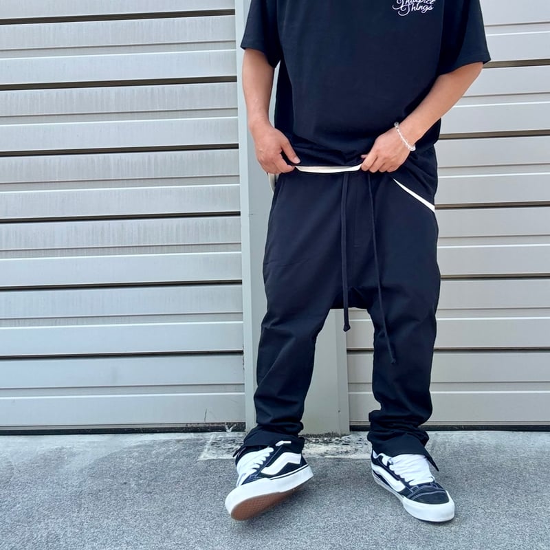 argue☆dry cotton plane sweatfoodie☆ブラック 0998. Herringbone Terry Snap Button Sweats - Black – ASRV