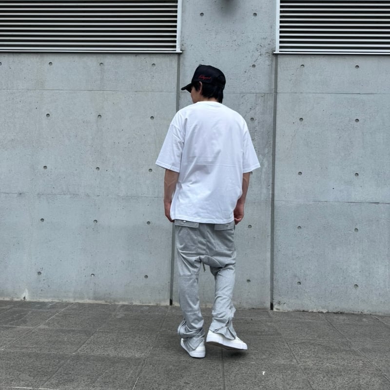 UTILITY LOUNGE PANTS - TEE FABRIC ZIP / GRAY |