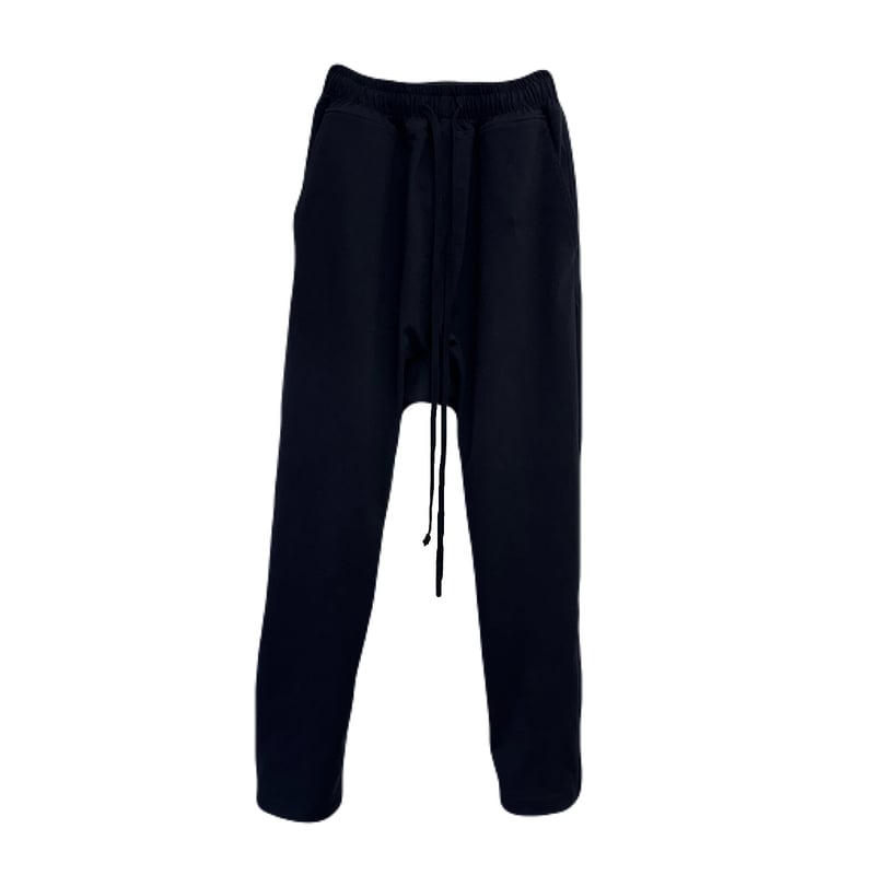 UTILITY LOUNGE PANTS - TEE FABRIC ZIP / BLACK |