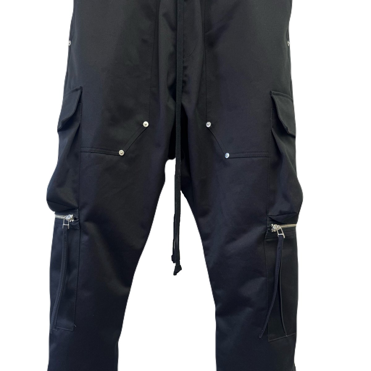 希少　人気デザインINDEPICT パンツ　サイズL 黒 HIGH RISE CARGO TROUSER / BLACK | INDEPICT