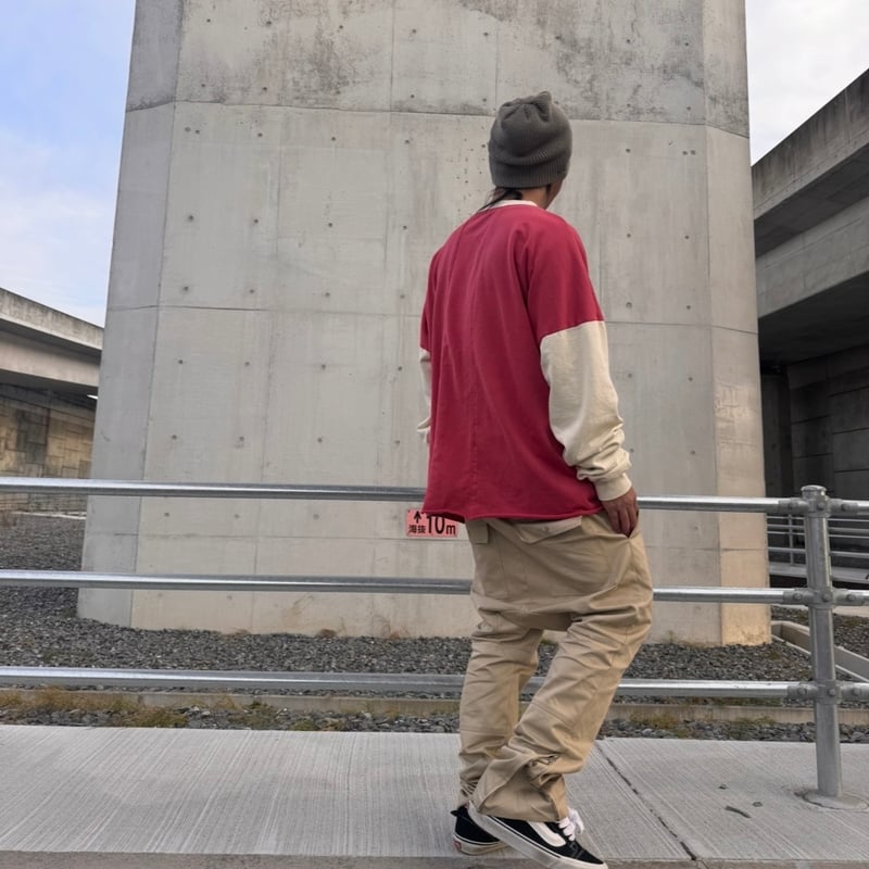 SIDE ZIP TROUSERS / BEIGE | INDEPICT