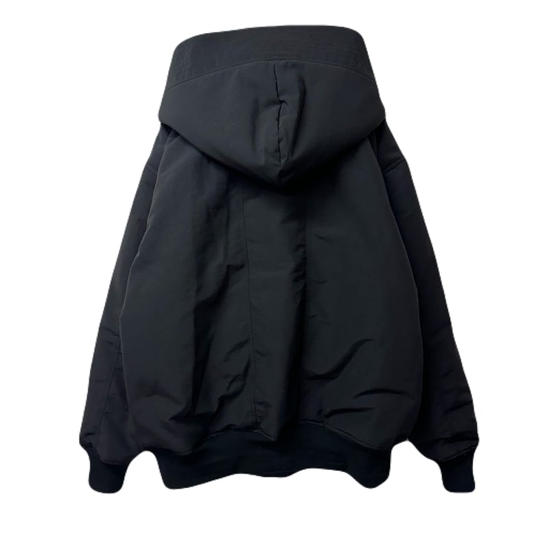 HOODED BOMBER JKT / BLACK | INDEPICT