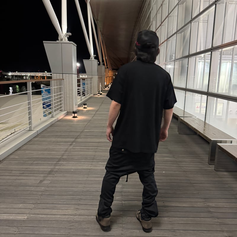 JERSEY DOT TRACK PANTS / BLACK | INDEPICT