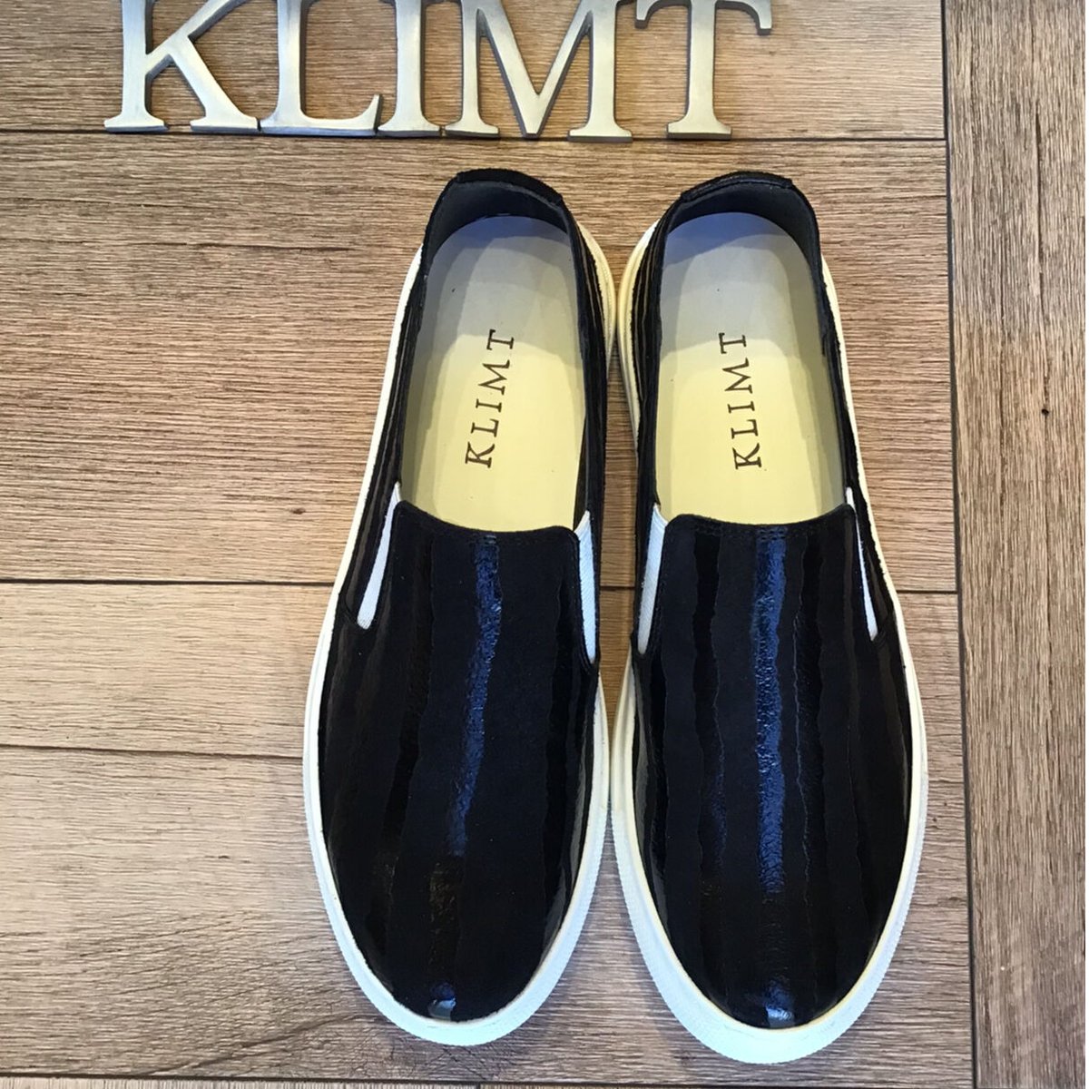 ヤギ革 スリッポンスニーカー ゼブラ柄 | shoes-klimt